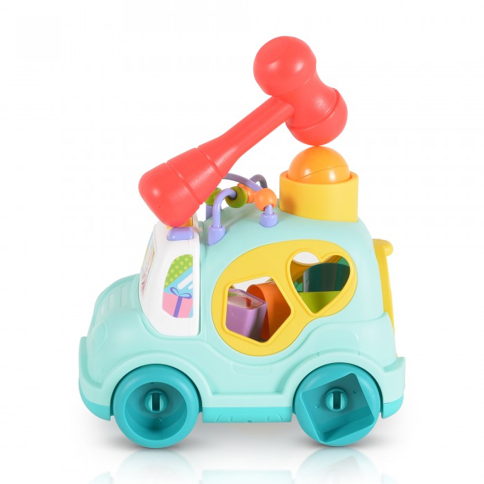 Block Car With Music And Light Blue HE0547