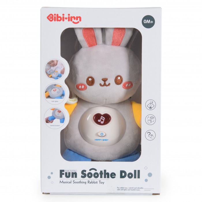 Κρεμαστό Παιχνίδι Με Μουσική & Φωτάκι Plush Bunny With Melodies 6028