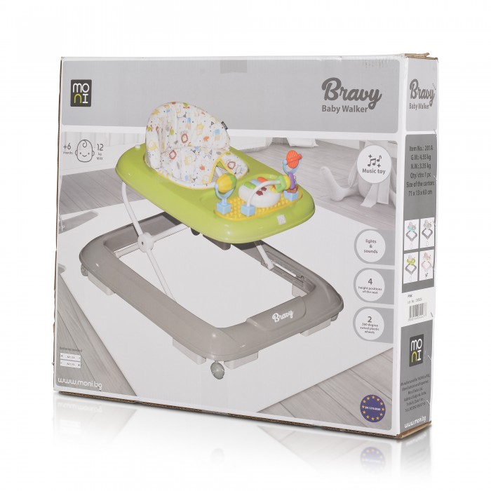 Baby Walker Bravy Green