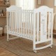 Wooden Baby Cot Juno White