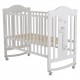 Wooden Baby Cot Juno White