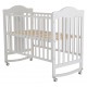 Wooden Baby Cot Juno White