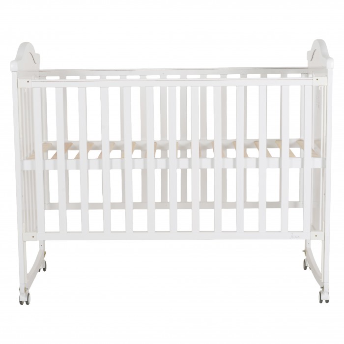 Wooden Baby Cot Juno White