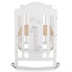 Wooden Baby Cot Juno White