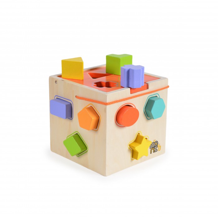 Shape Sorting Wooden Cube