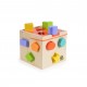 Shape Sorting Wooden Cube