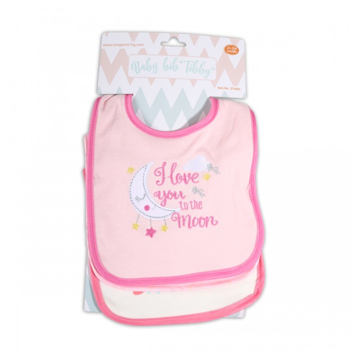 Σαλιέρα Baby Bib Tibby Pink