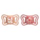 Pacifier Physio Forma Light Pink 16-36M 2Pcs