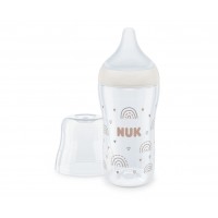 Μπιμπερό Πλαστικό 260ml 3+M Perfect Match Σιλικόνη Temperature Control Rainbow M