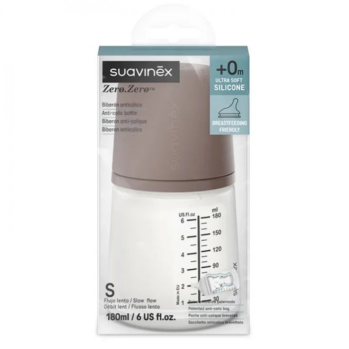 Μπιμπερό Σιλικόνης 180ml Sil Flusso Lento