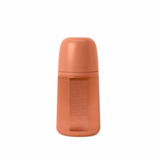 Μπιμπερό Σιλικόνης 240ml Mango Flusso M 3+Μηνών