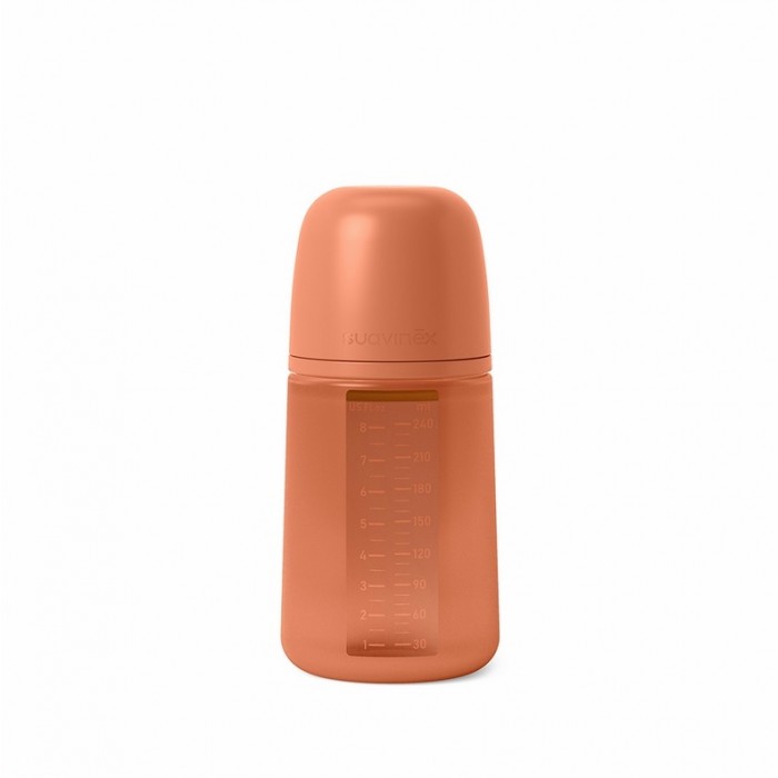 Μπιμπερό Σιλικόνης 240ml Mango Flusso M 3+Μηνών