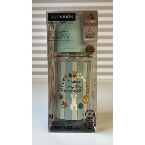 Μπιμπερό Wonderland 270 ml Μέτριας Ροής Μπλε