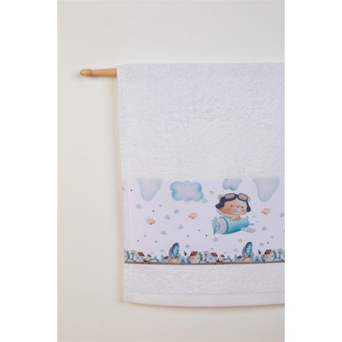 Set of Towels 2 Pcs Pilot White