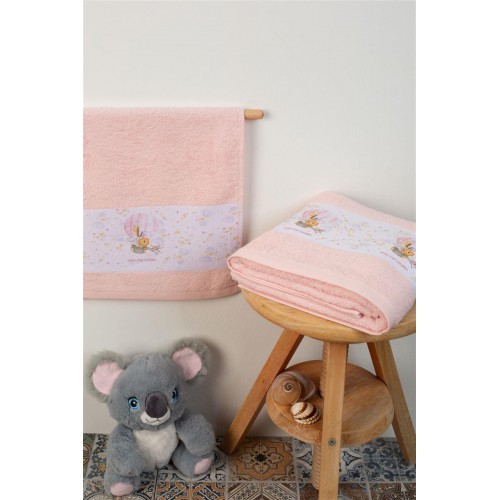 Set of Towels 2 Pcs Ballon Pink