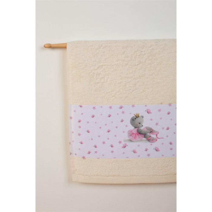 Ballerina Ecru Towel Set 2 Pcs