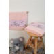 Towel Set 2 Pcs Elephant Pink