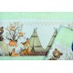 Σετ Πετσέτες 2 Τεμ Forest Animals Μέντα