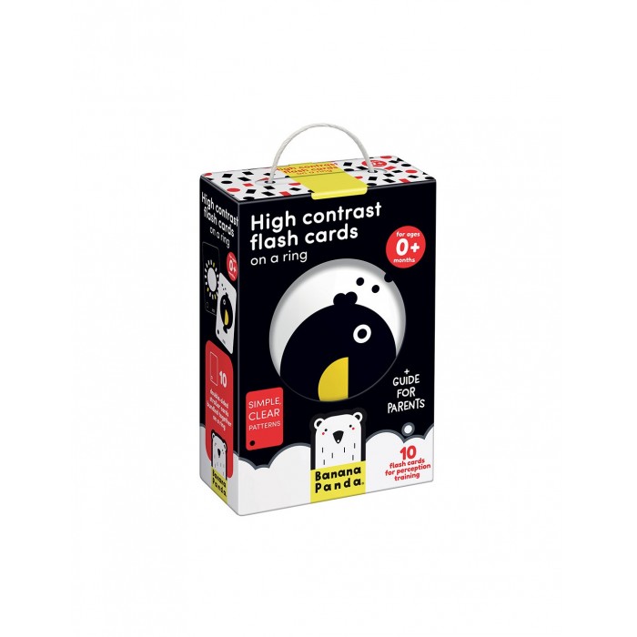 Εκπαιδευτικό Παιχνίδι High Contrast Flash Cards On A Ring