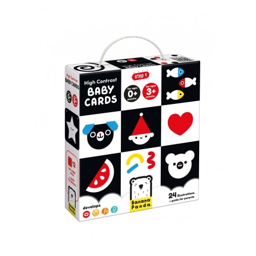Εκπαιδευτικό Παιχνίδι High Contrast Baby Cards Εκπαιδευτικό Παιχνίδι High Contrast Baby Cards