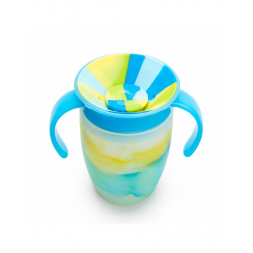 Miracle 360° Plastic Children's Cup With Handles Blue 207ml