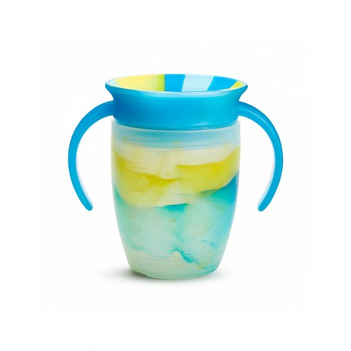Miracle 360° Plastic Children's Cup With Handles Blue 207ml