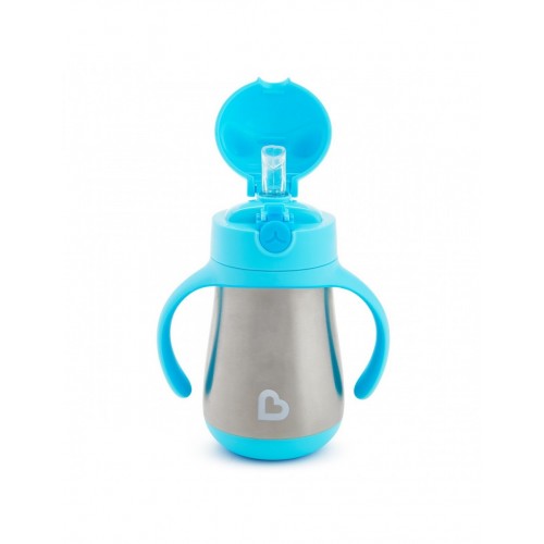 Cool Cat Stainless Steel Thermos Blue 237 ml