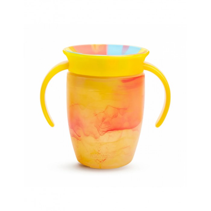 Children's Cup With Handles Miracle 360° Made of Plastic Yellow 207ml