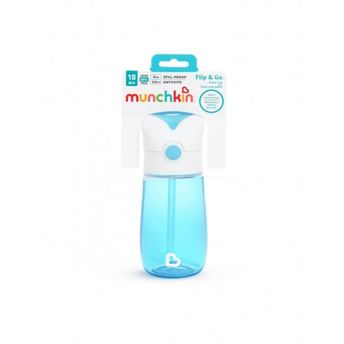 Educational Cup FLIP & GO 355ml Blue