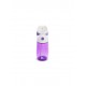Flip & Go Silicone Kids Water Bottle With Straw Purple 355ml