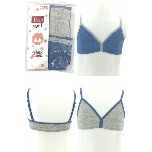 Triangle Cotton Bra 2Pcs