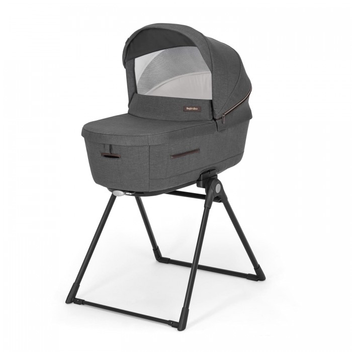 Πολυκαρότσι Aptica Quattro Velvet Grey Με Κάθισμα Darwin Infant Recline