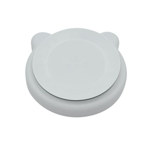 B-Suction plate Bear Grey