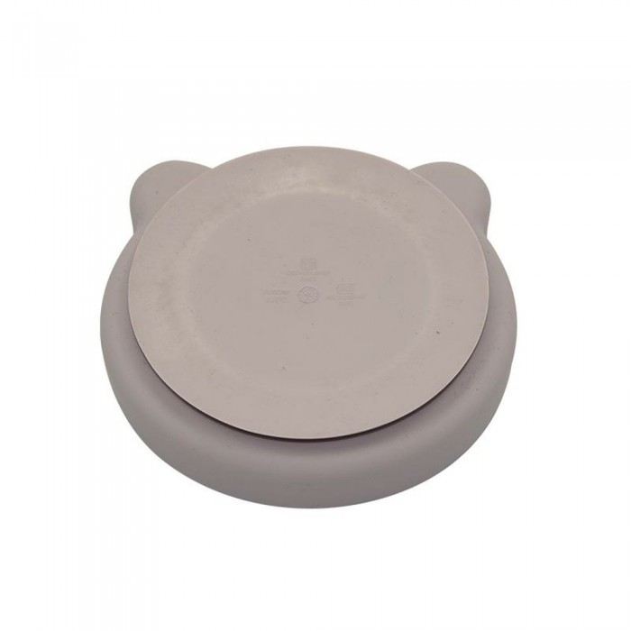 B-Suction plate Bear Pink