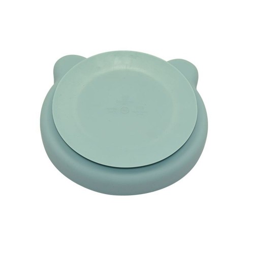 B-Suction plate Bear Blue