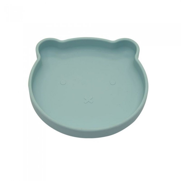 B-Suction plate Bear Blue