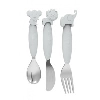 Bo Jungle B-Spoon Set Metallic Grey