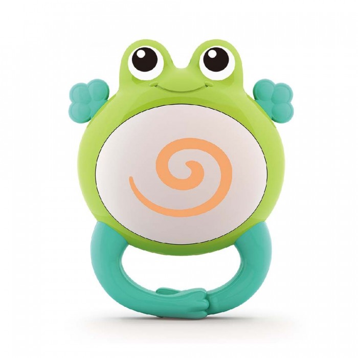 Baby Rattle Frog Green