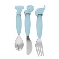 Bo Jungle B-Spoon Set Metallic Blue