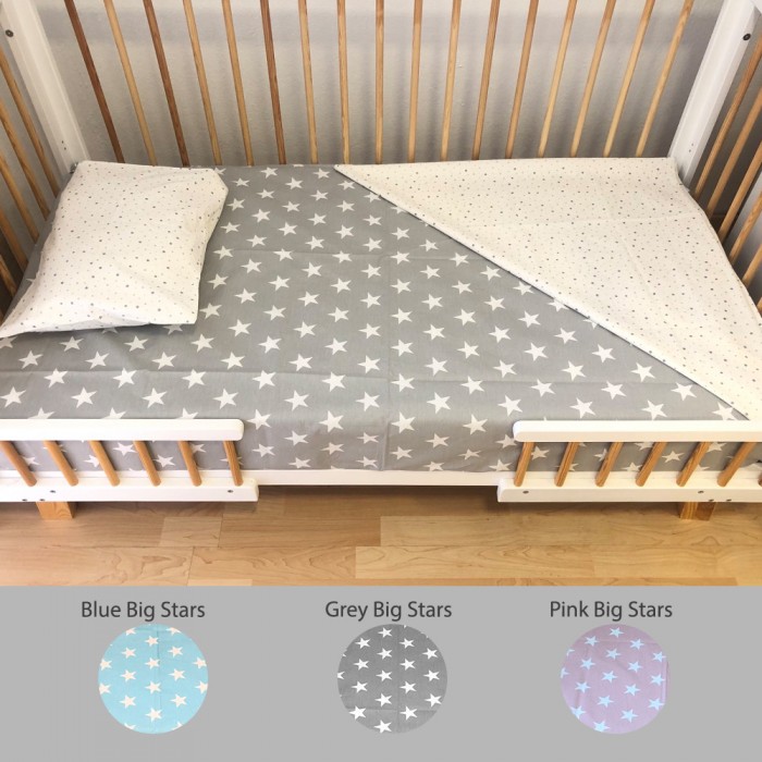 Sheet Set 2 pcs 160x120cm And 1 Pillowcase Blue