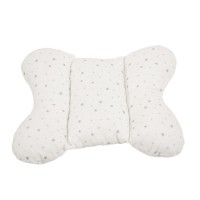 Pillow For Stroller & Car Seat Grey Stars