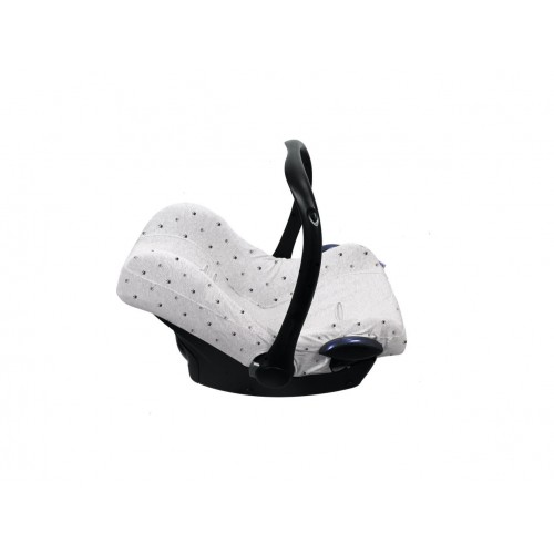 Seat Cover Κάλυμμα Για Car Seat Grey Crowns