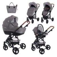 Καρότσι Crysta 3in1 Cool Grey (New Color)