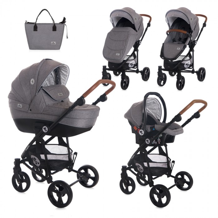 Καρότσι Crysta 3in1 Cool Grey