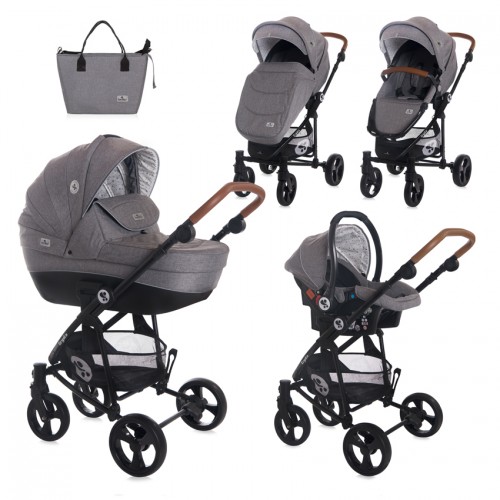 Baby Stroller Crysta 3in1 Cool Grey