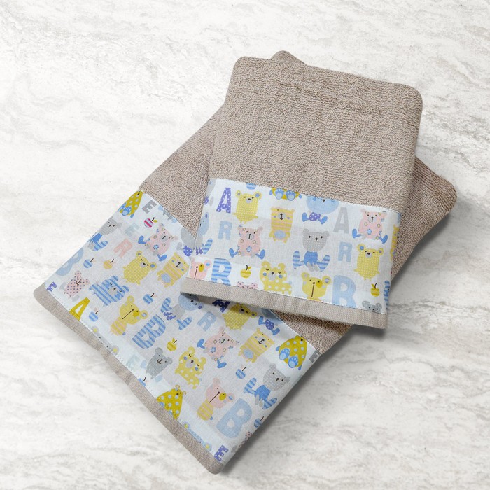 Towel set Rudy Ciel-LGrey 2τεμ.