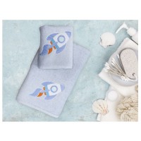 Towel set Sfink Blue 2pcs.