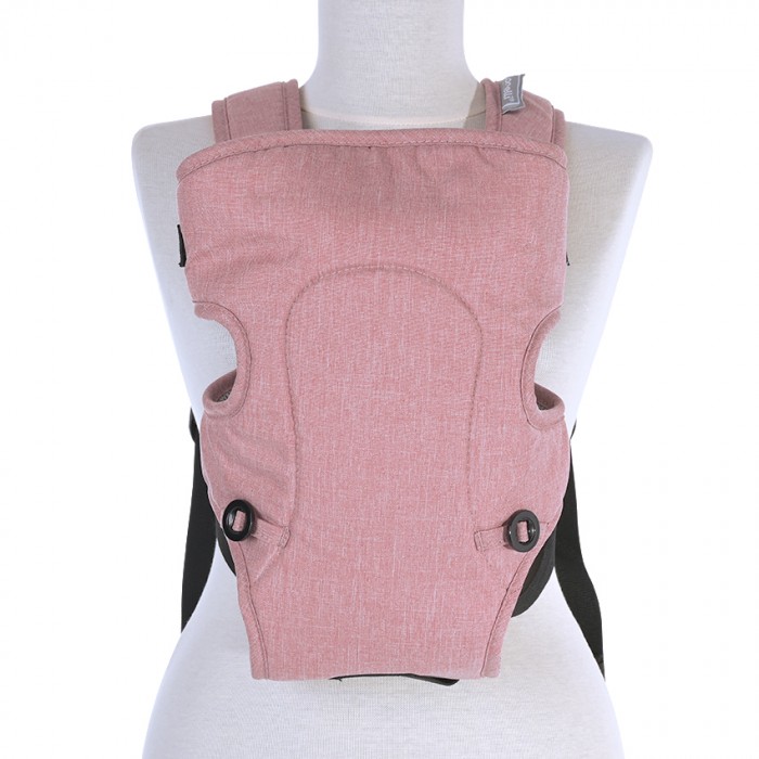 Baby Carrier Between Rose Tan & Grey