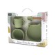 Silicone Feeding Set 4 Pcs Natural Green