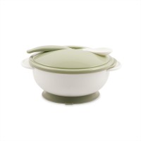 Set Feeding Bowl + Spoon Mint Green